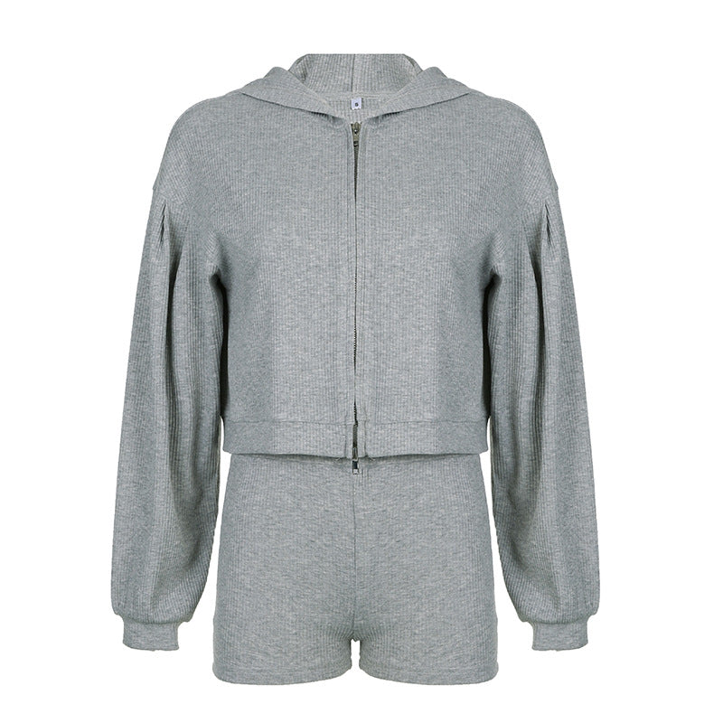 Damen Sportliches Zweiteiliger Freizeitanzug Drune