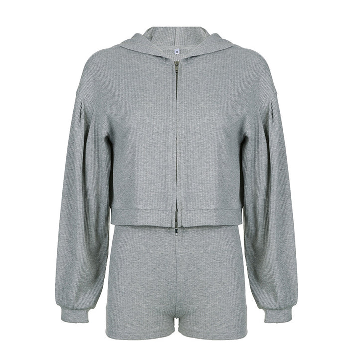 Damen Sportliches Zweiteiliger Freizeitanzug Drune