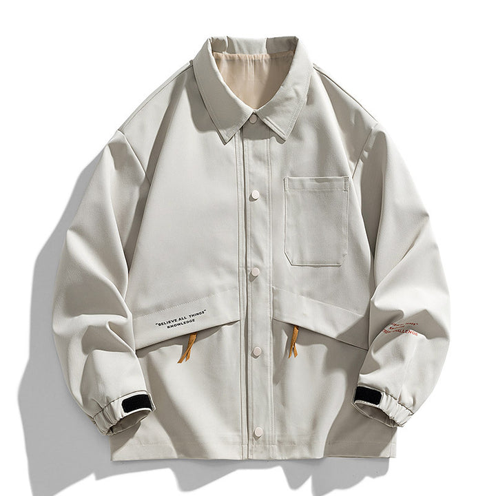 Herren Modische Utility-Jacke Drune