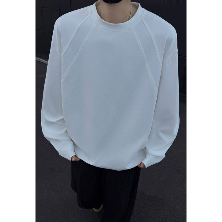 Herren Oversize Rundhals‑Sweatshirt mit Raglanärmeln und cleanem Minimaldesign Drune