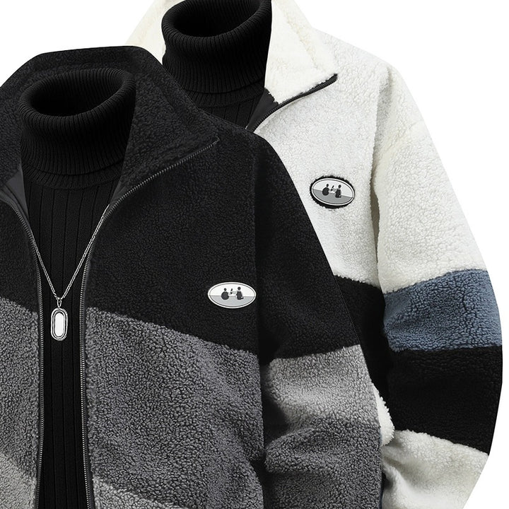 Damen Flauschige Fleecejacke Drune