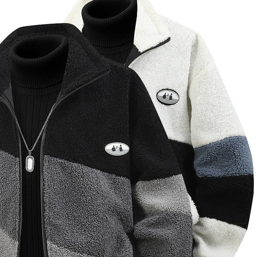 Damen Flauschige Fleecejacke Drune