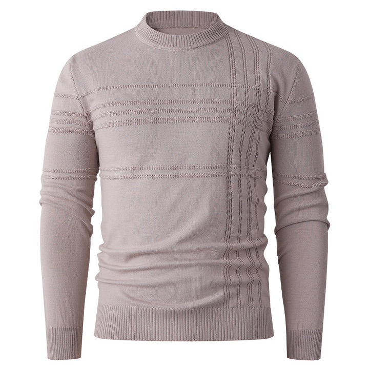 Herren feiner Strickpullover mit strukturiertem Design Drune