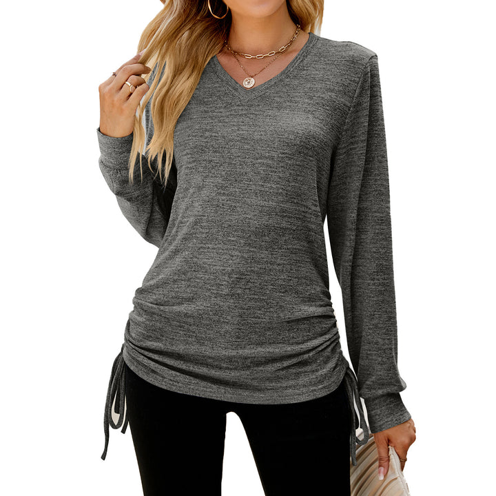 Damen Langarmshirt mit verstellbarem Bund Drune