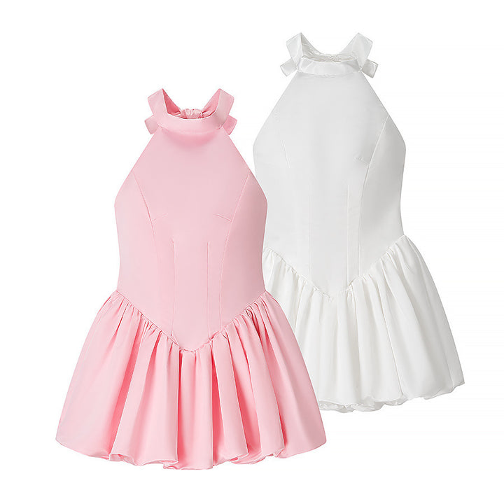 Damen Ballettkleid mit offenem Rücken und schwingendem Rock Drune