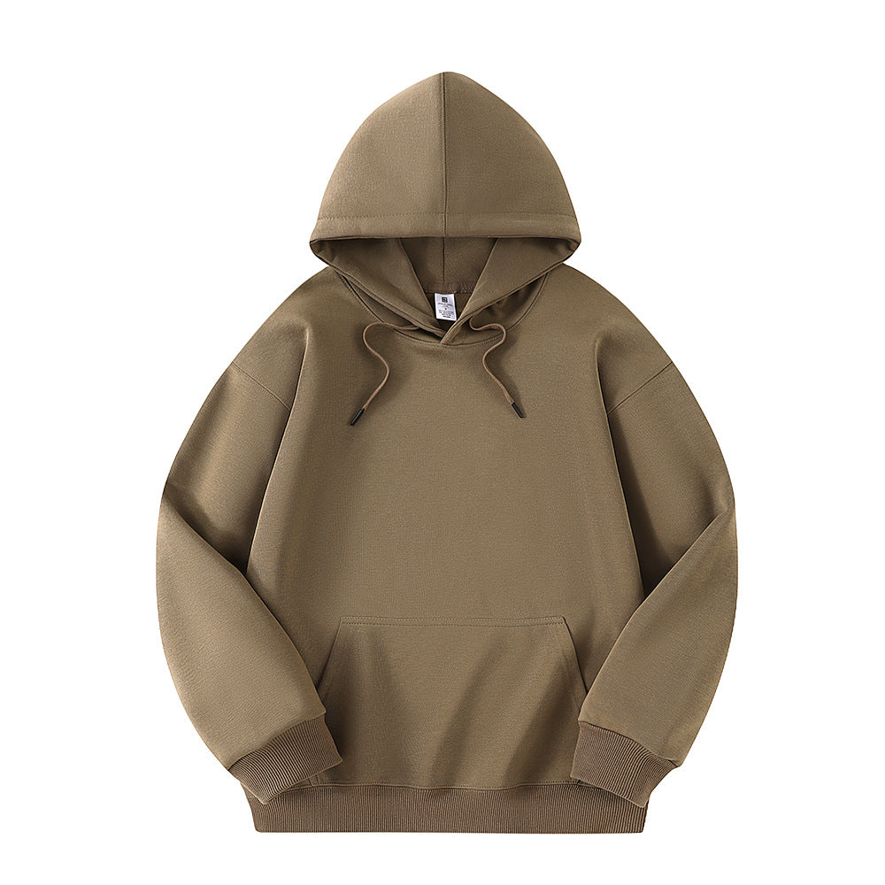Unisex Minimalistischer Oversize-Kapuzenpullover mit French‑Terry-Qualität und verstärkten Nähten Drune
