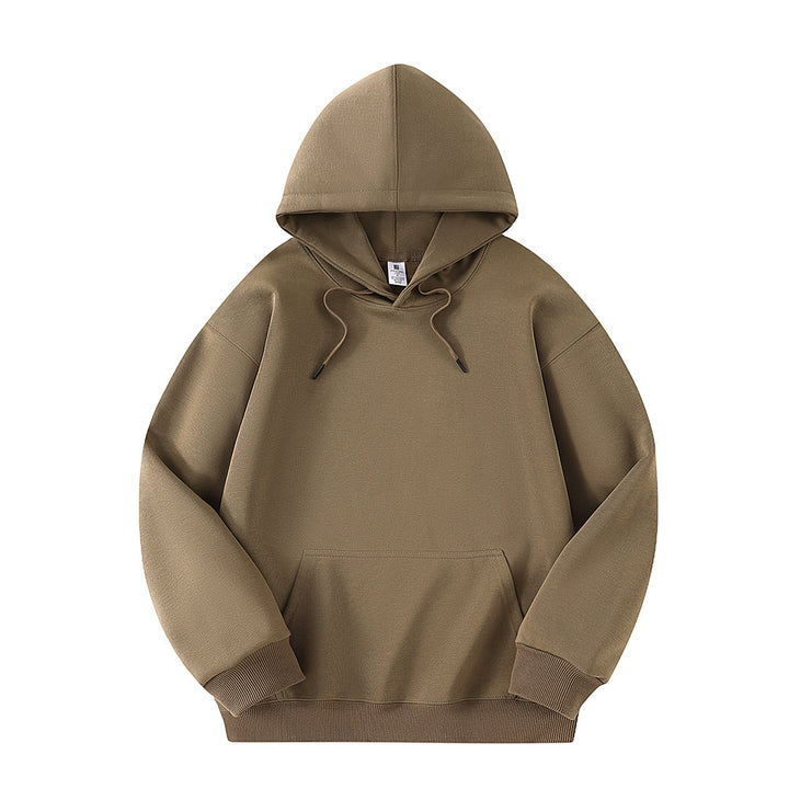 Unisex Minimalistischer Oversize-Kapuzenpullover mit French‑Terry-Qualität und verstärkten Nähten Drune