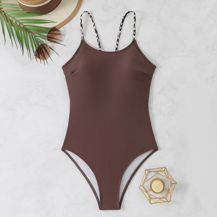 Damen Moderner Einteiler mit seitlichen Cut-Outs Drune