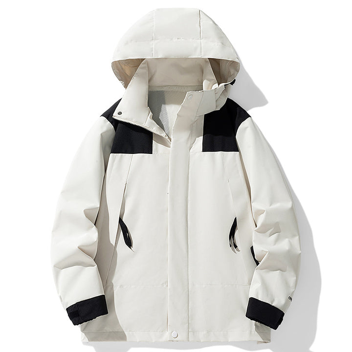 Damen Wasserabweisende Übergangsjacke mit verstellbarer Kapuze Drune