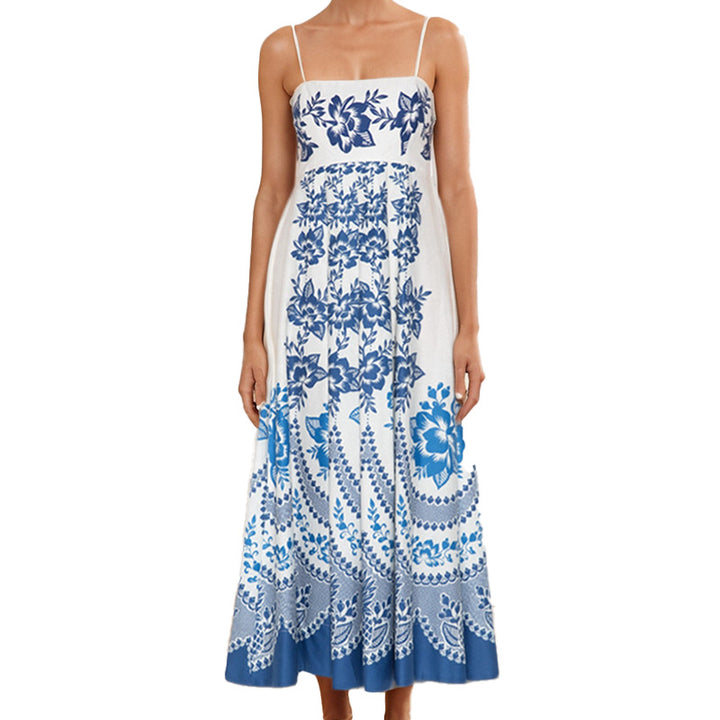 Damen Maxikleid mit floralem Druck Drune