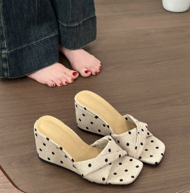 Damen Elegante und komfortable Wedgesandalen mit modischem Knöchelriemen Drune