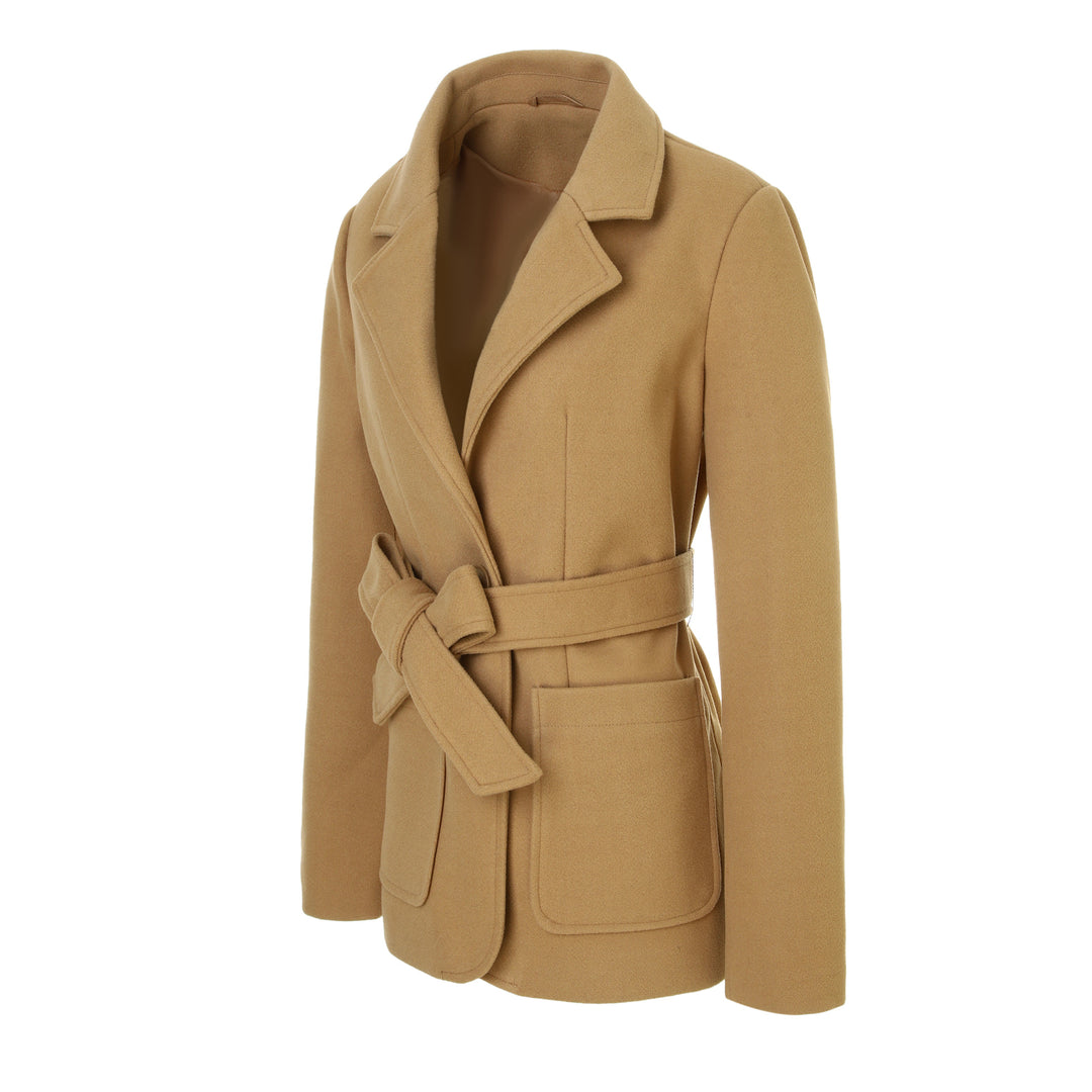 Damen Modische Wickeljacke Drune