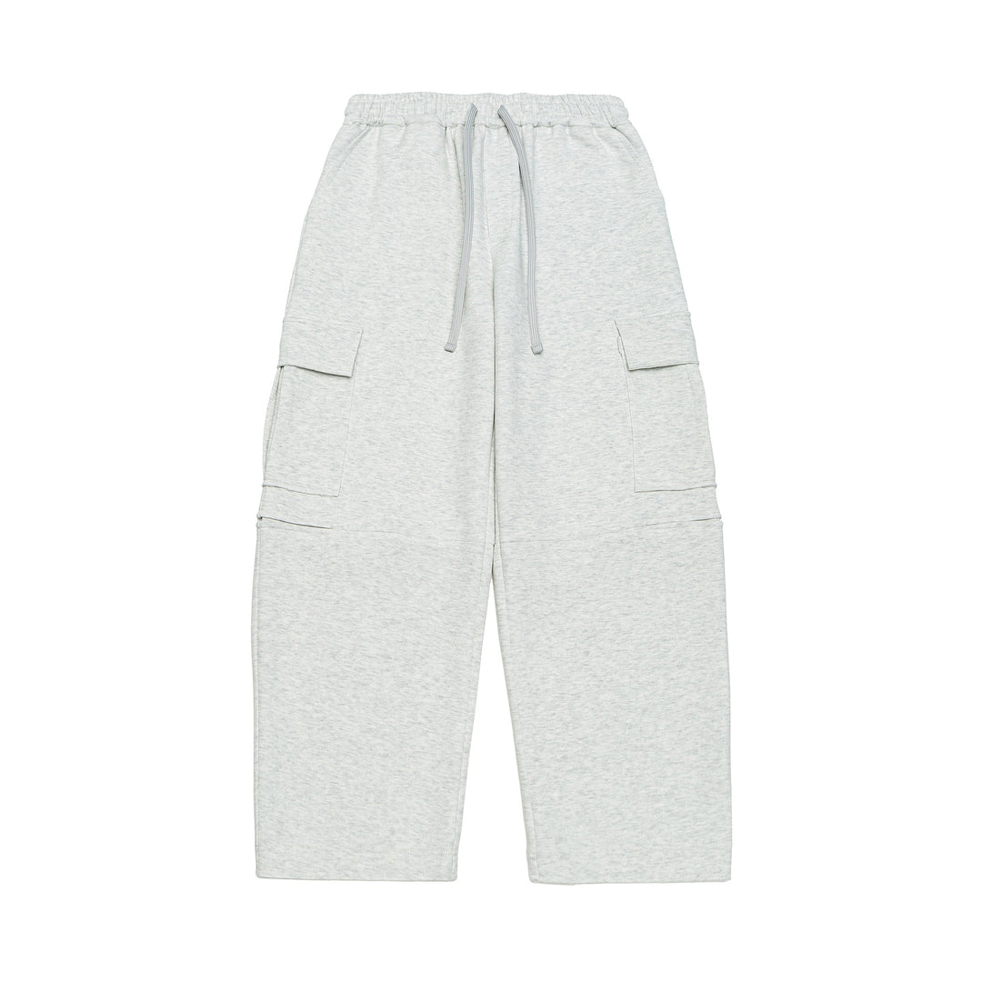 Damen Cargo-Sweathose mit Tunnelzugbund und aufgesetzten Taschen Drune