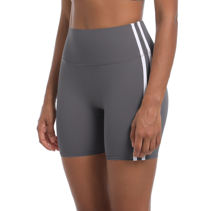 Damen Sportliche Shorts mit hohem Bund und strategischen Einsätzen für aktiven Komfort Drune