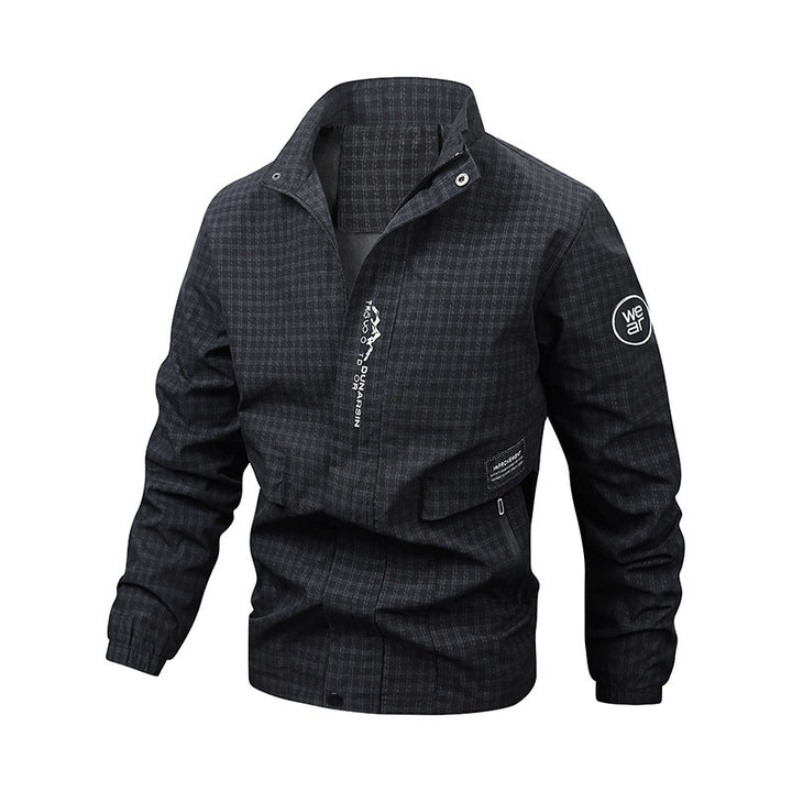 Herren Multifunktionale Windjacke mit hohem Kragen Drune