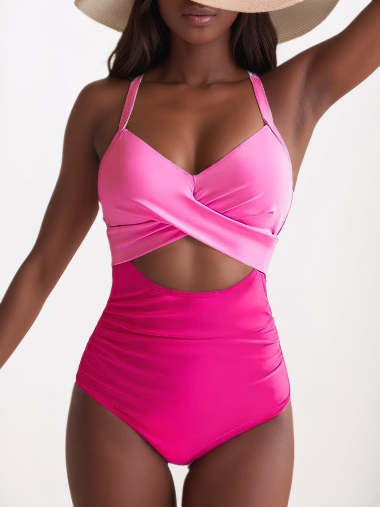Damen Cut-Out Badeanzug Drune