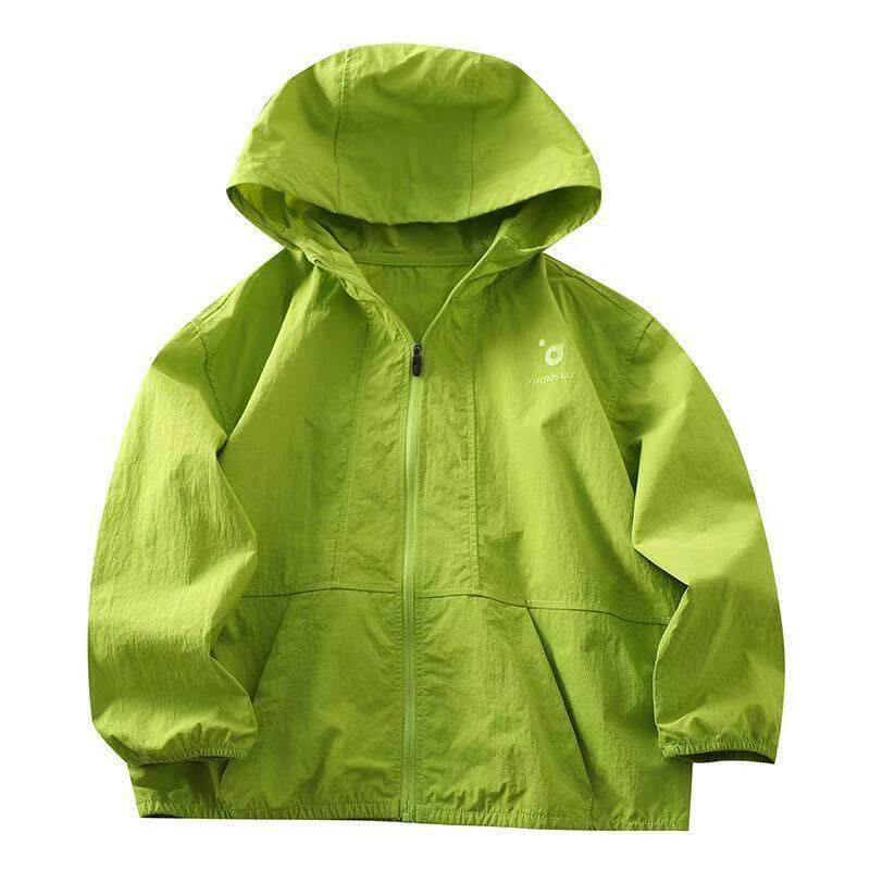 Damen nan leichter Kapuzen-Windbreaker mit Reißverschluss und verdeckten Taschen Drune