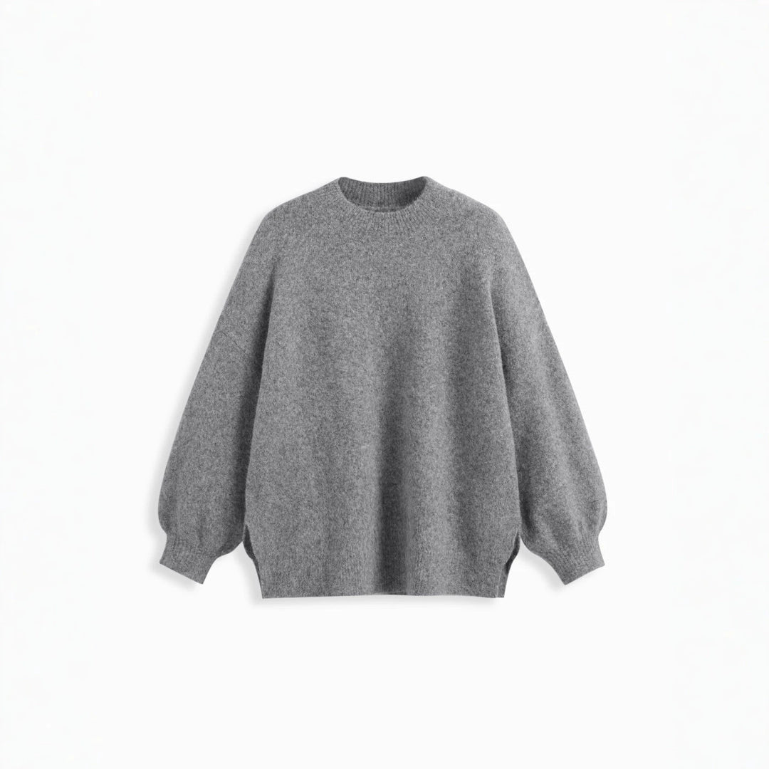 Damen Bequemer Oversized Pullover Drune