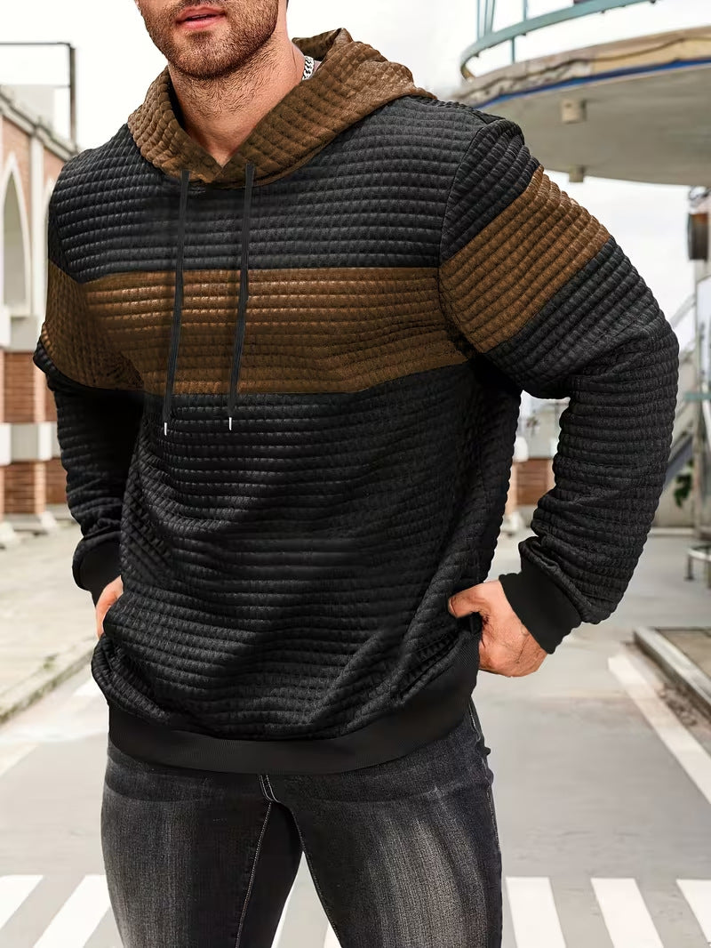 Herren Urbaner Kapuzenpullover mit innovativer Struktur Drune