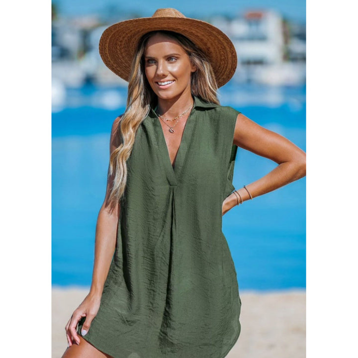 Damen Strandkleid mit leichter, luftiger Baumwolle Drune