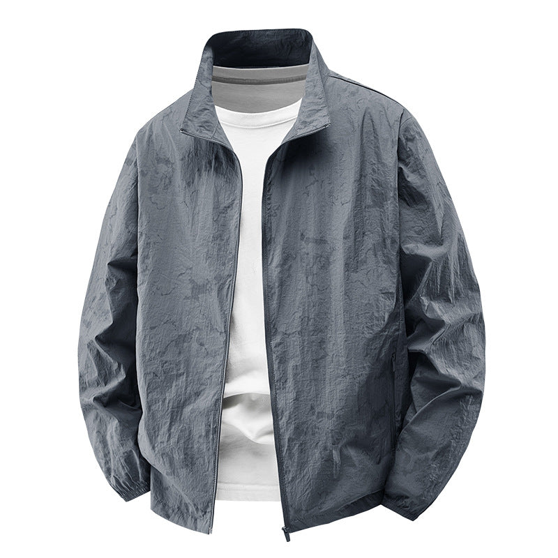 Herren Leichte Winddichte Übergangsjacke Drune