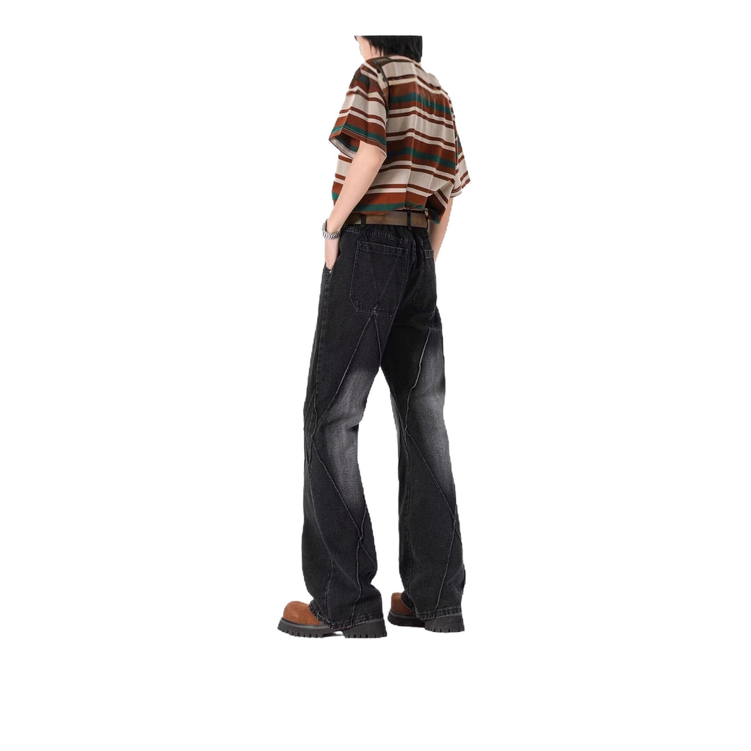 Damen Modische Denim-Hose mit innovativem Schnitt Drune