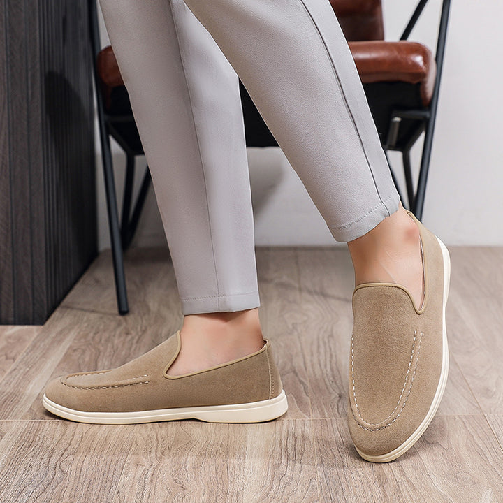 Herren Elegante Mokassins aus weichem Wildleder