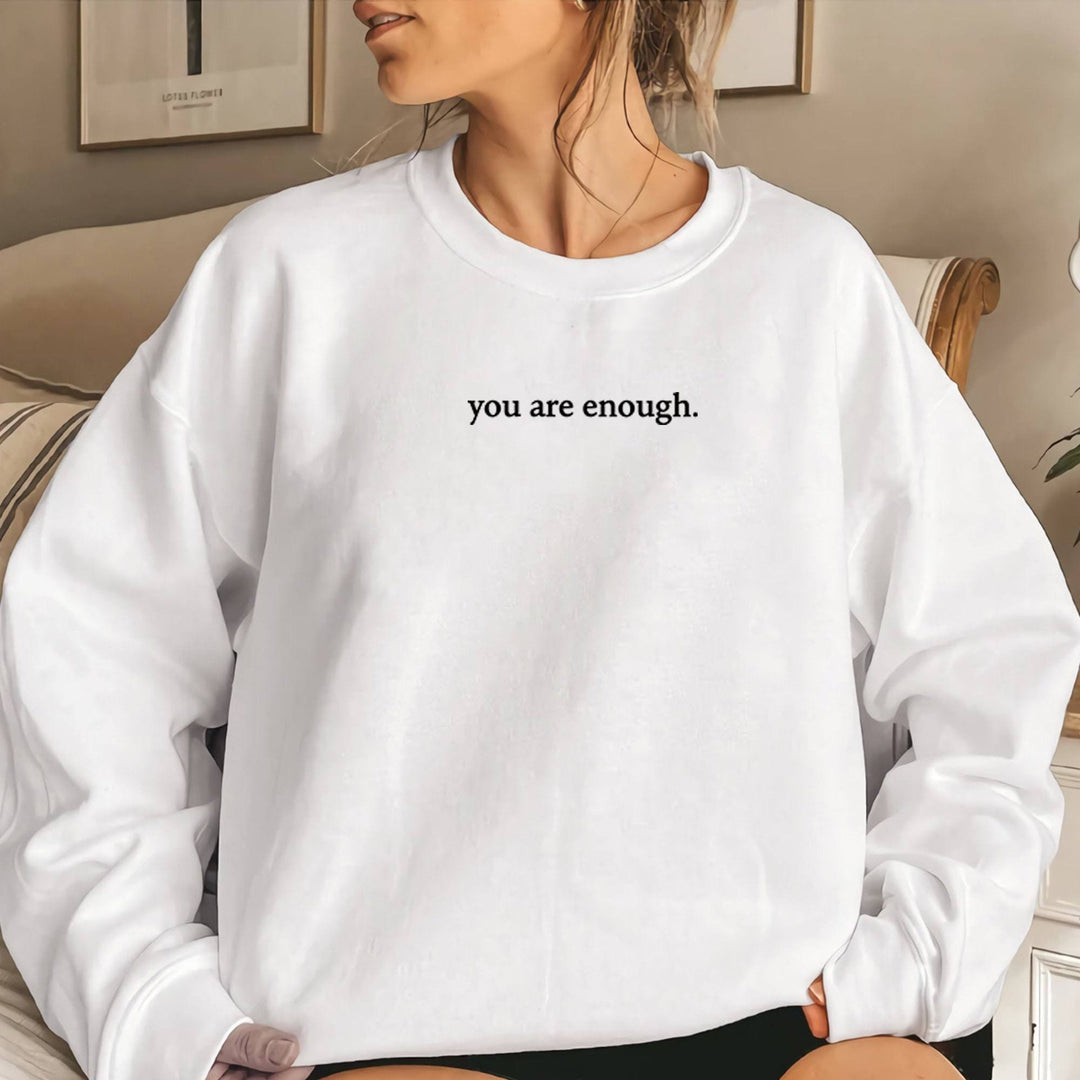 Damen Sweatshirt mit inspirierendem Schriftzug Drune