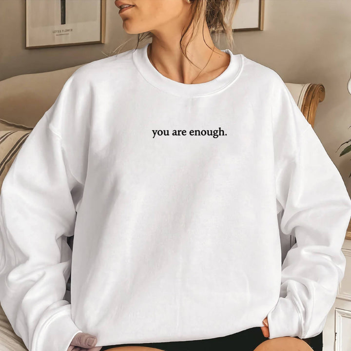 Damen Sweatshirt mit inspirierendem Schriftzug Drune