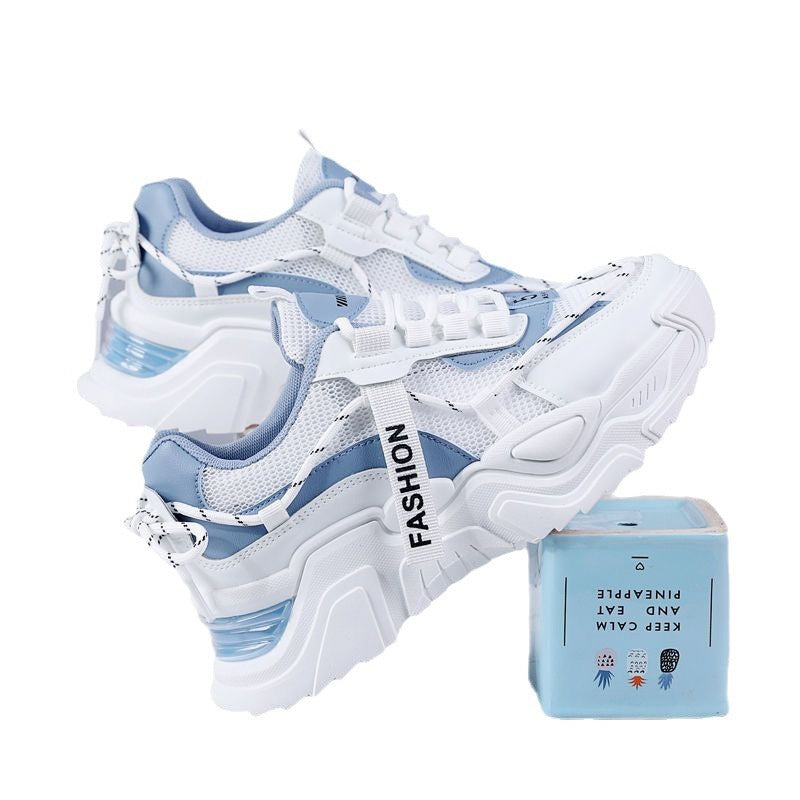 Damen Sportliche Sneakers mit atmungsaktiver Mesh-Oberfläche und stark gedämpfter Sohle Drune