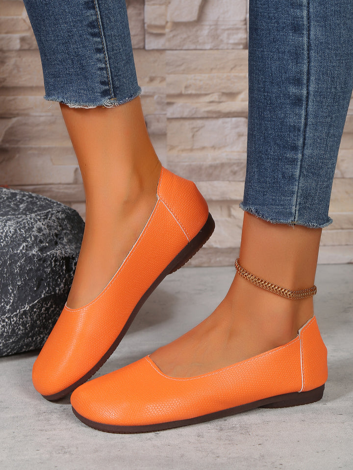 Damen Texturierte Slipper mit Bequemem Fußbett Drune