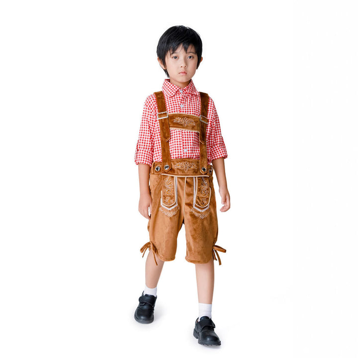Jungen Trachten-Shorts mit eleganten Stickereien Drune
