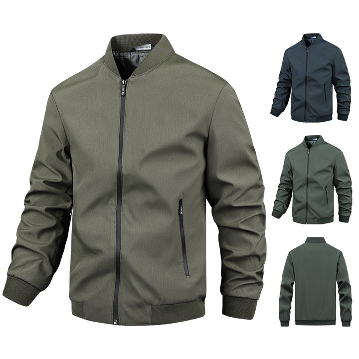 Herren Modische Freizeitjacke mit Stehkragen Drune 1787738675