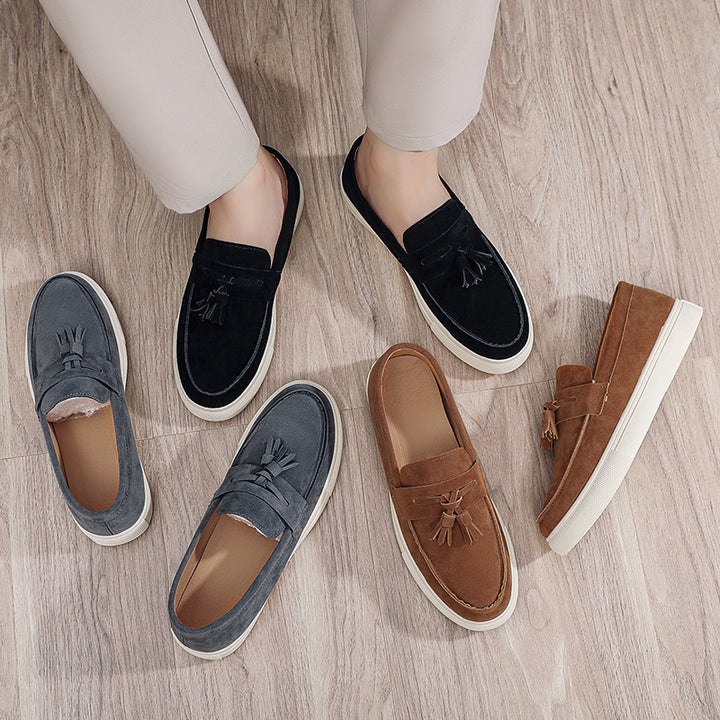 Herren Elegante Mokassins mit Quasten