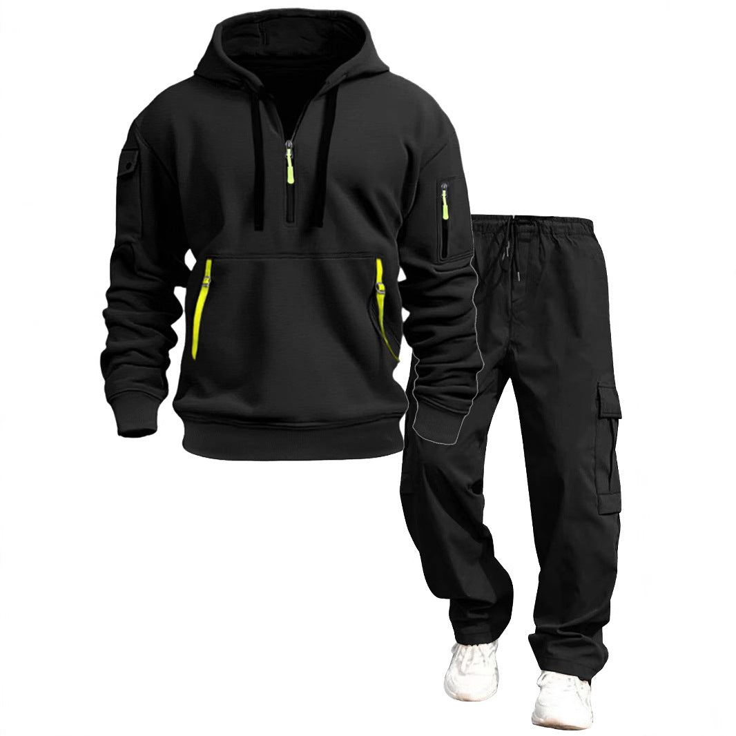 Herren lässiger Kapuzenpullover und Jogginghose Drune