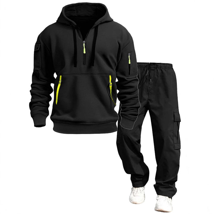 Herren lässiger Kapuzenpullover und Jogginghose Drune