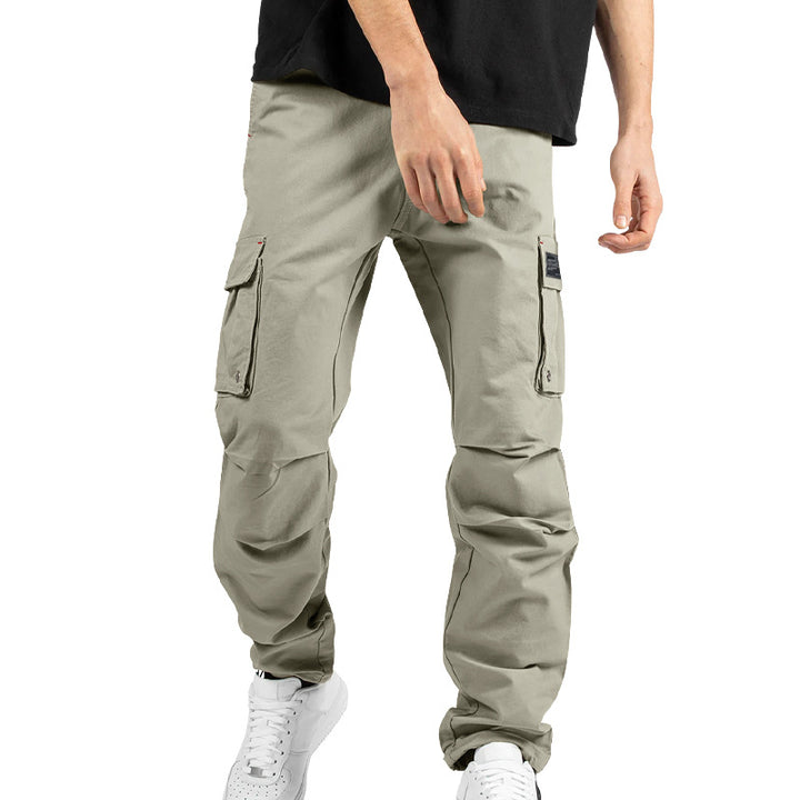 Herren nan urban-utility Cargo-Joggerhose mit verstärkten Klappentaschen, D-Ring-Details und elastischem Knöchelabschluss Drune