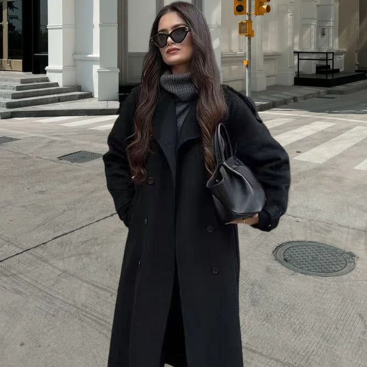 Damen eleganter Trenchcoat Drune