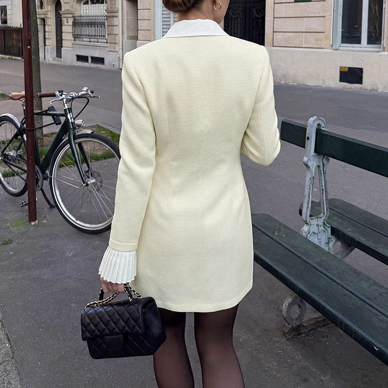 Damen Eleganter Blazer mit Knopfdetails Drune