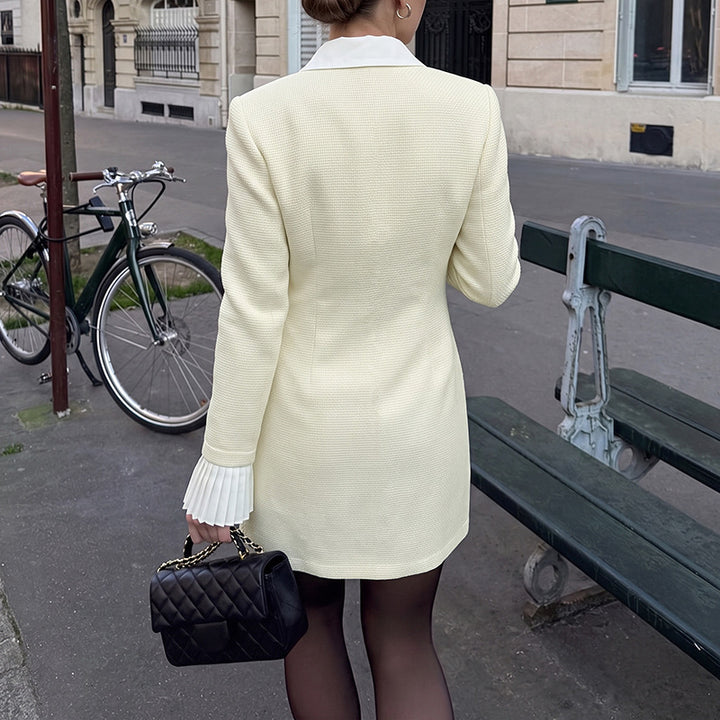 Damen Eleganter Blazer mit Knopfdetails Drune