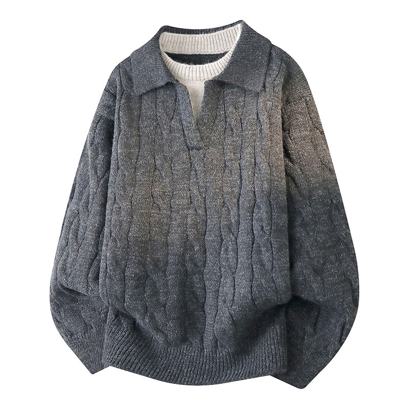 Damen Übergroßer Strickpullover Drune