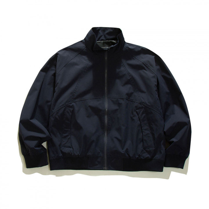 Herren Leichte Boxy-Trainingsjacke mit Stehkragen, Raglanärmeln und geripptem Saum Drune