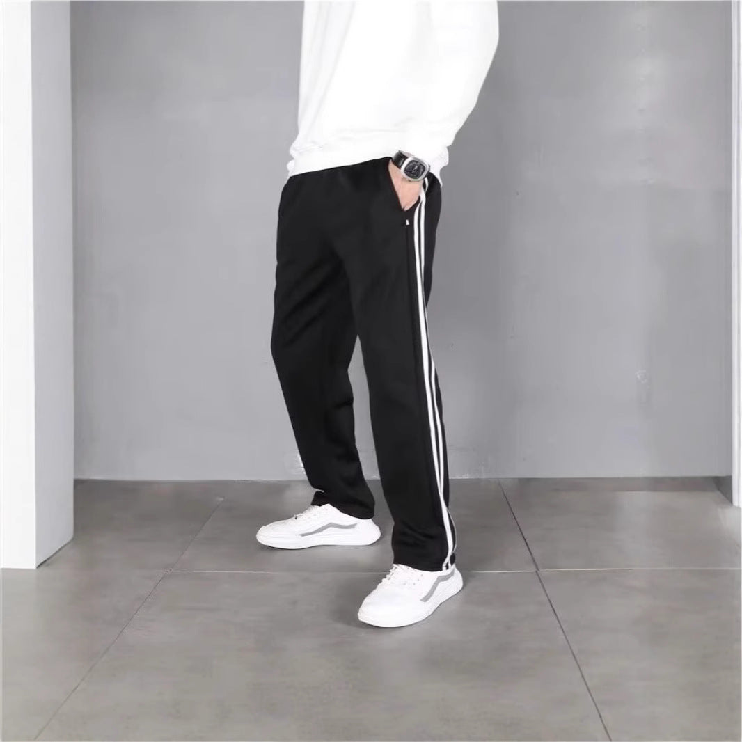 Herren Sportliche Trainingshose mit seitlichen Streifen Drune