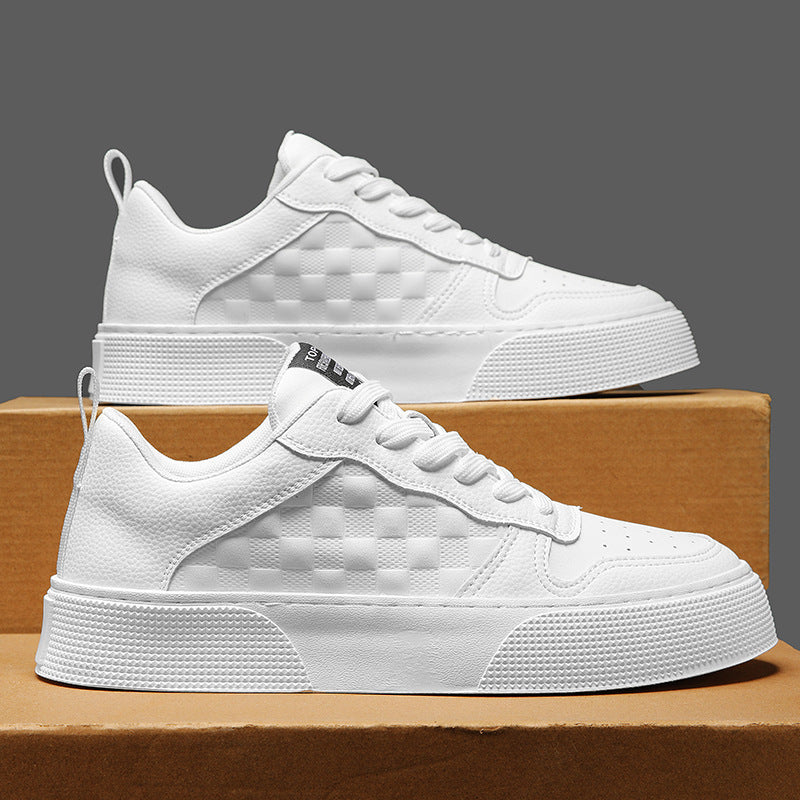 Damen Sneakers mit schickem Karomuster und dämpfender Sohle Drune