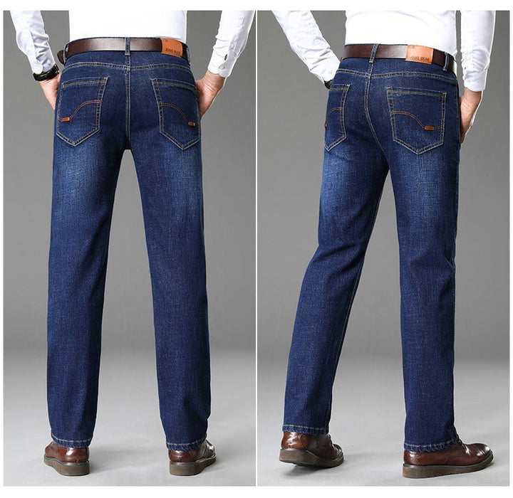 Herren klassische Jeans im lässigen Business-Stil mit besonders bequemer Passform Drune