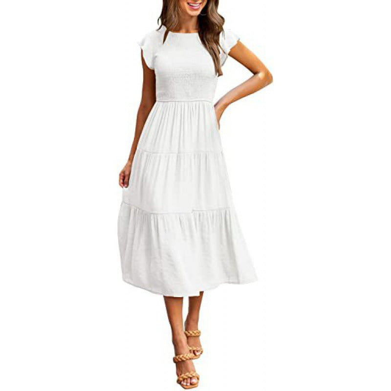 Damen Sommerkleid mit fließendem Schnitt Drune