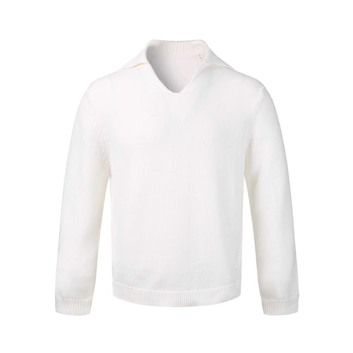 Damen Feinstrickpullover mit V‑Schlitzkragen und geripptem Saum Drune