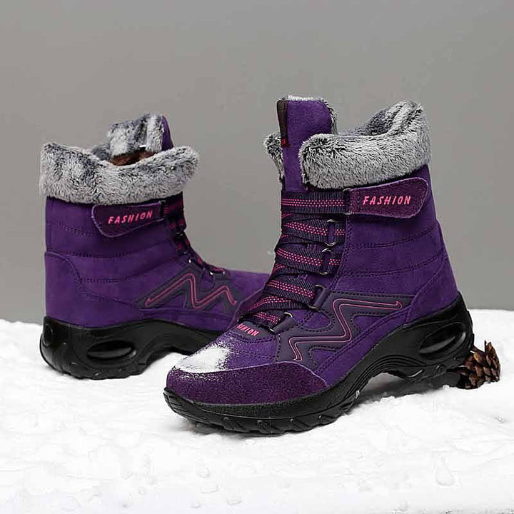 Damen Winterstiefel mit kuscheligem Innenfutter und rutschfester Sohle Drune