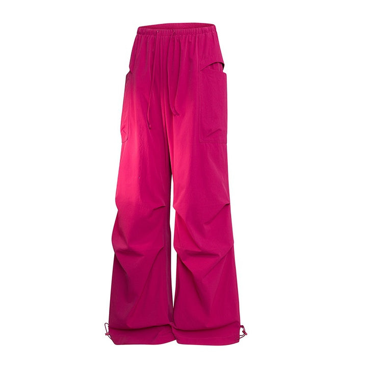 Herren Oversize-Cargohose im Tech-Look mit Tunnelzugbund, extra weitem Bein & verstellbaren Beinabschlüssen Drune