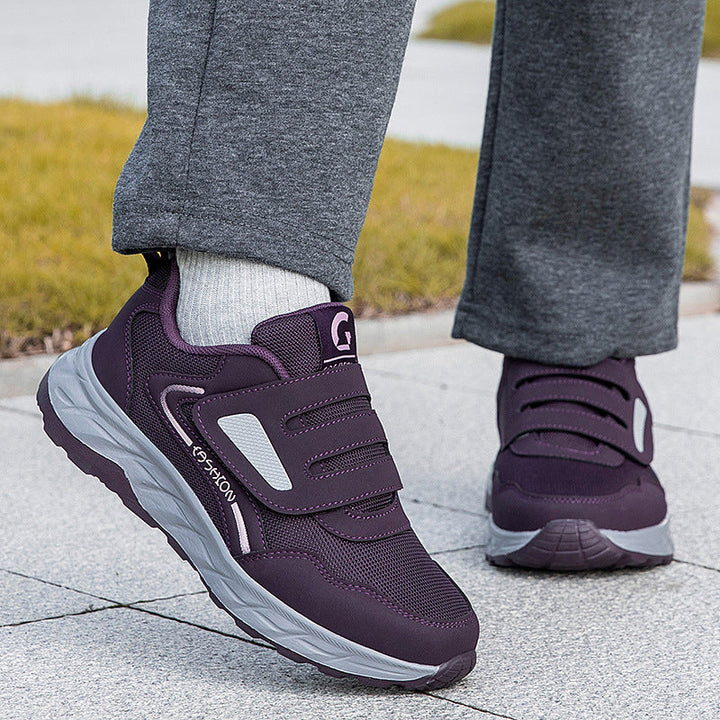 Damen Sportliche Sneakers mit praktischem Klettverschluss und atmungsaktiver Mesh-Oberfläche Drune